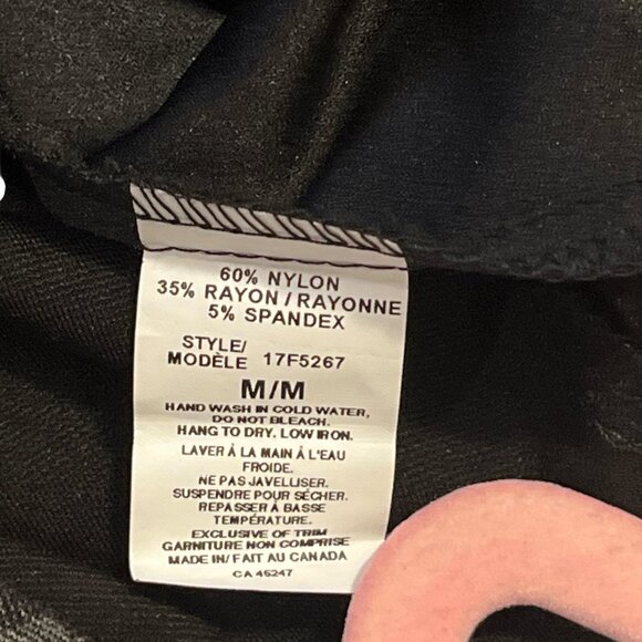 MICHAEL TYLER 🇨🇦 Coat Size Medium Zip Up Houndstooth Pattern Stretchy - Picture 7 of 9